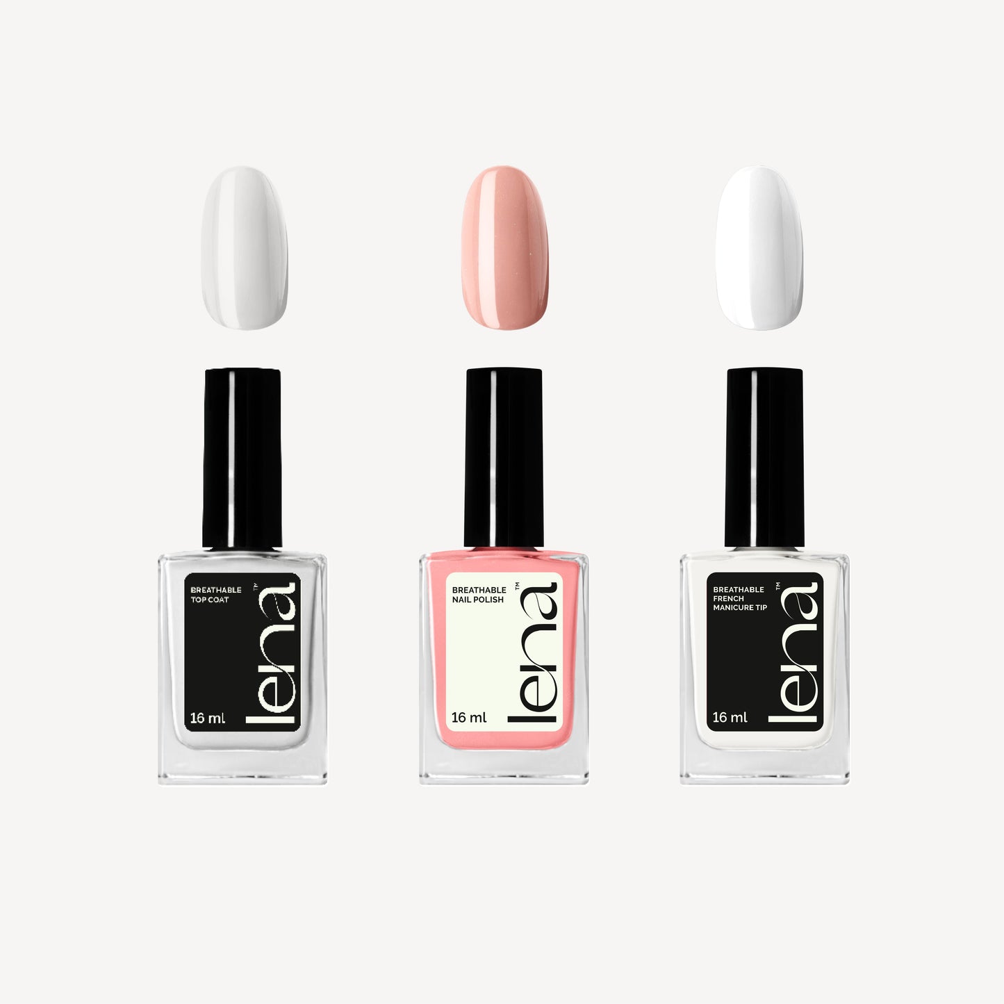 French Manicure Set 04 - You & I in Brunei, Precision Tip and Top Coat