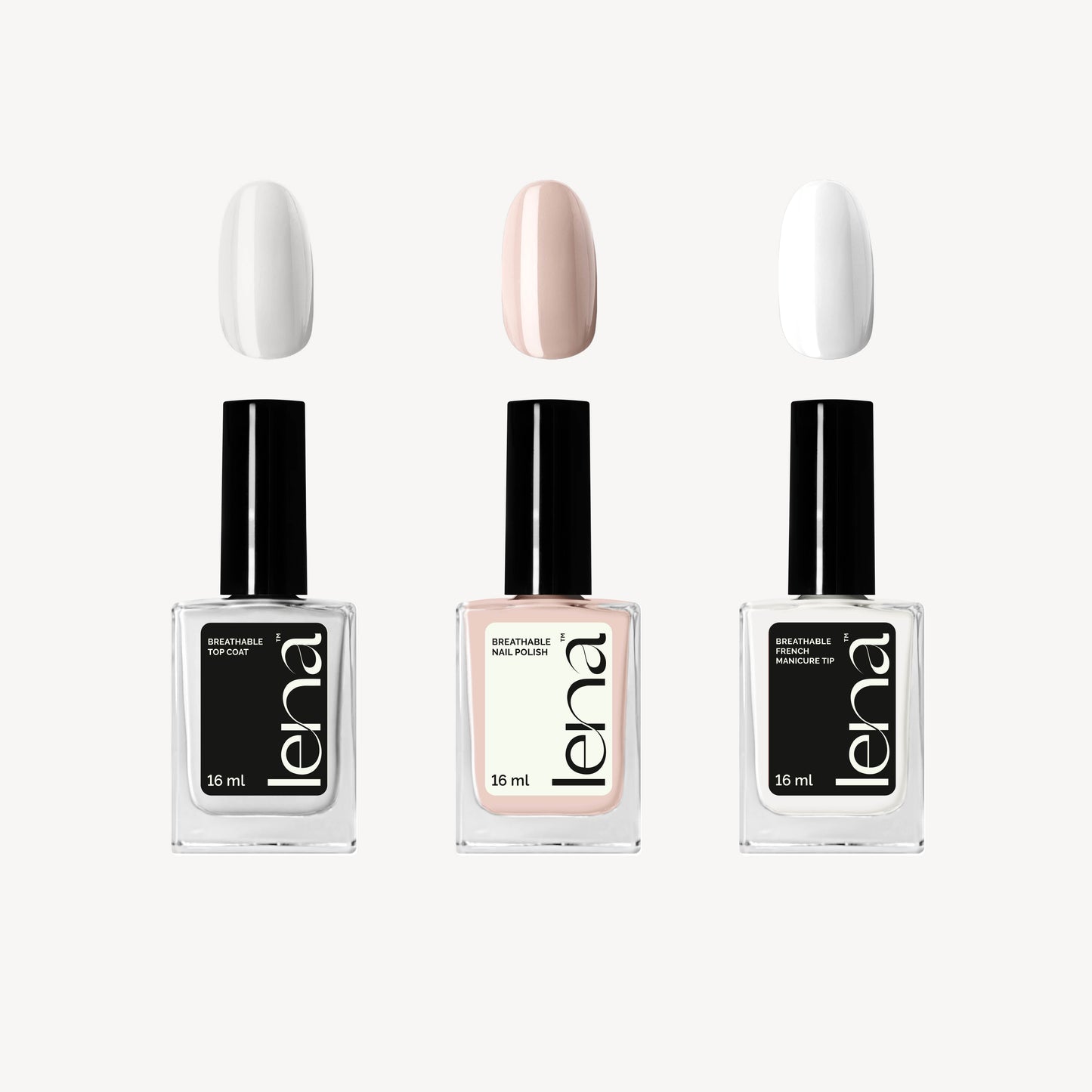 French Manicure Set 01 - Base-ically Perfect, Precision Tip and Top Coat
