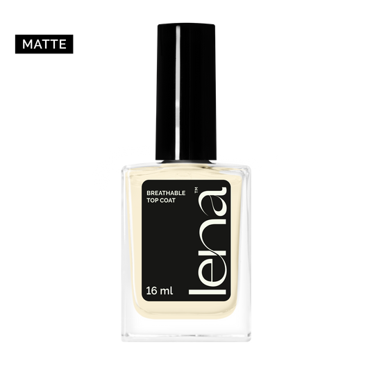 LENA - Matte Breathable Nail Polish - Matte Top Coat