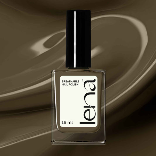 LENA Breathable Halal Nail Polish - Cargo Green Queen - LE281