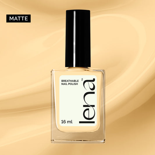 LENA - Matte Breathable Nail Polish - Glam Girl - LE50
