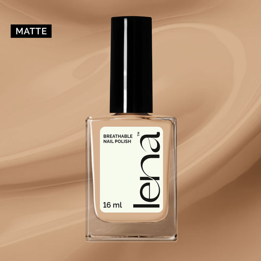 LENA - Matte Breathable Nail Polish - I Can't Bare It All - LE51