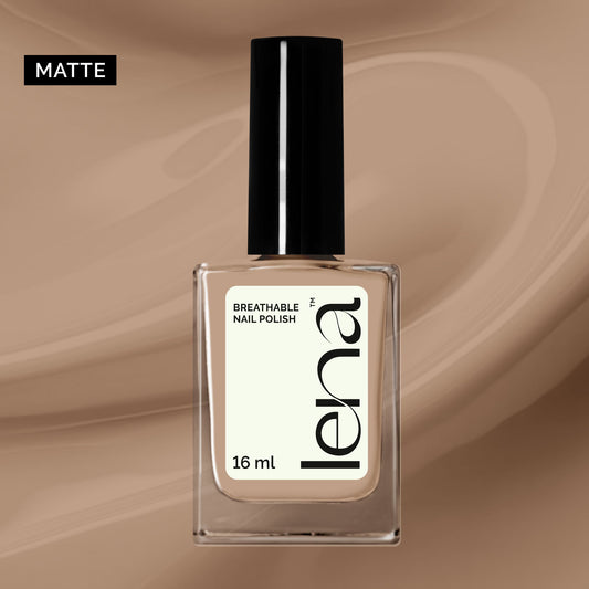 LENA - Matte Breathable Nail Polish - MUA…Before & After - LE52