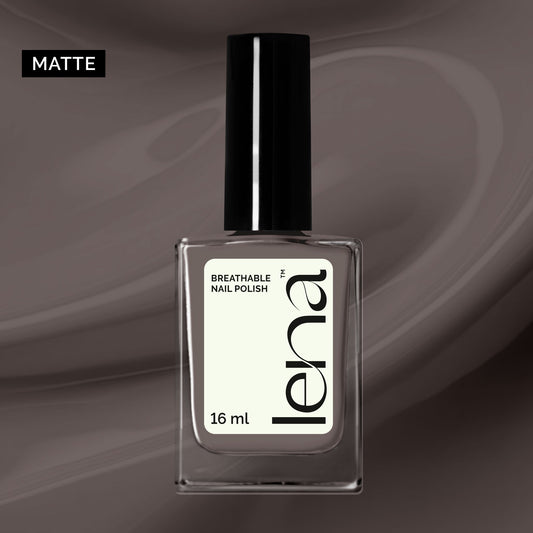 LENA - Matte Breathable Nail Polish - Make Up On Point - LE53