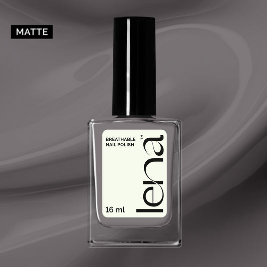 LENA - Matte Breathable Nail Polish - Nothing To wear… - LE63