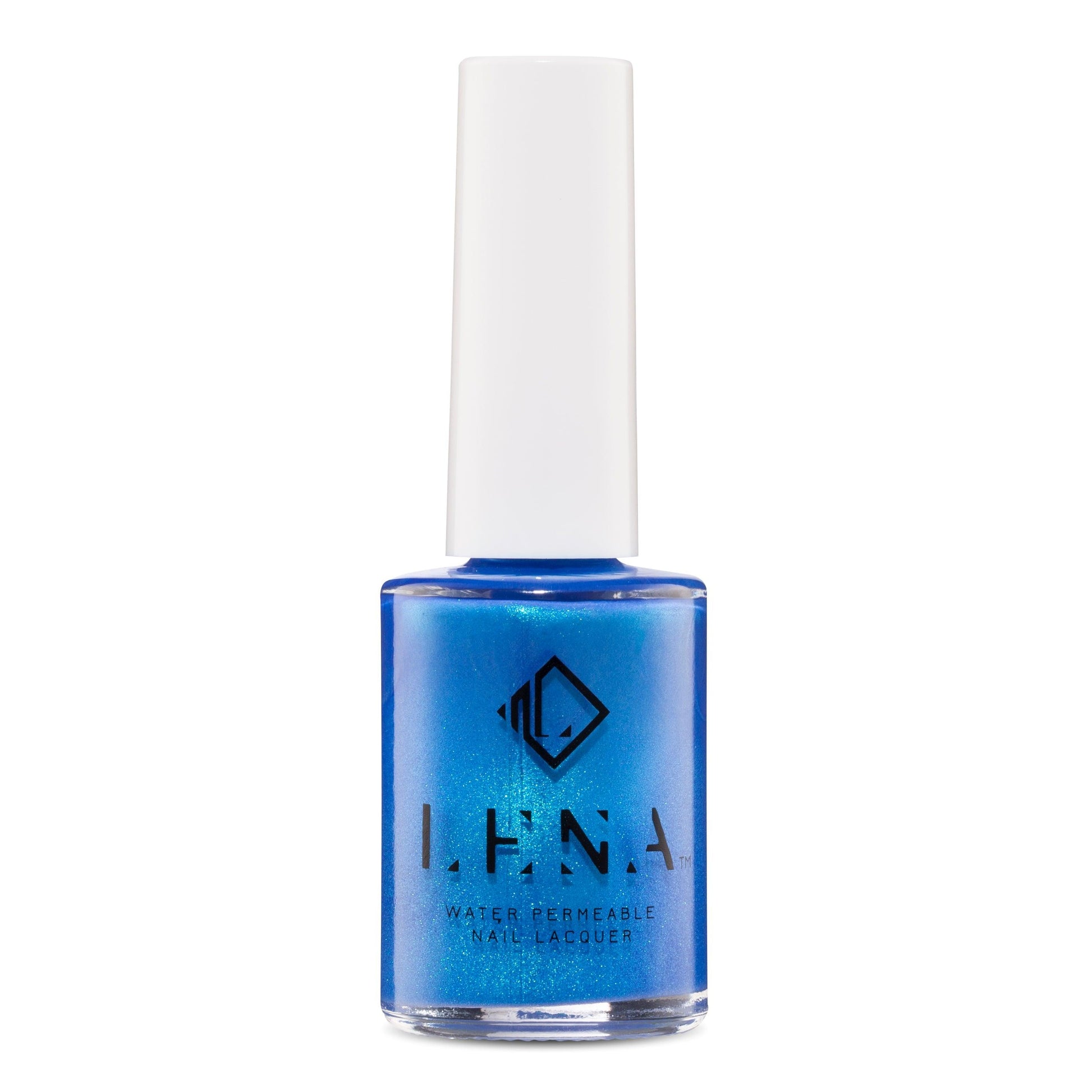 LENA - Breathable Halal Glitter Nail Polish - Bengali Blue - LE208 - LENA NAIL POLISH DIRECT