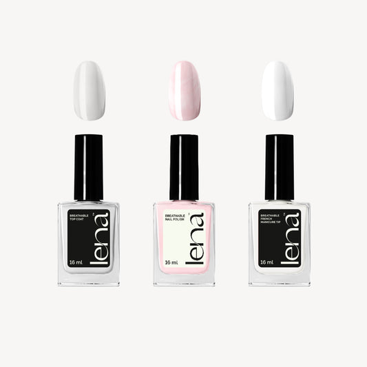 French Manicure Set 02 - Signature Shade, Precision Tip and Top Coat