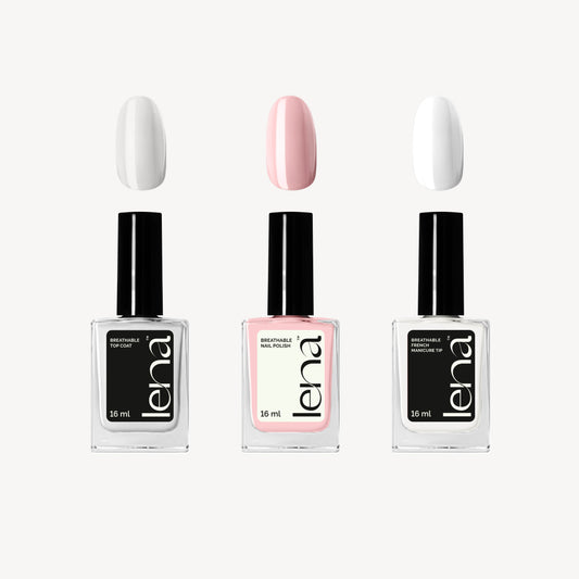French Manicure Set 03 - Ken-ya Call Me Tonight?, Precision Tip and Top Coat