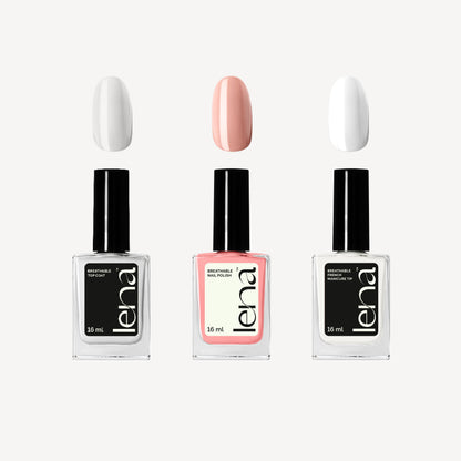 French Manicure Set 04 - You & I in Brunei, Precision Tip and Top Coat