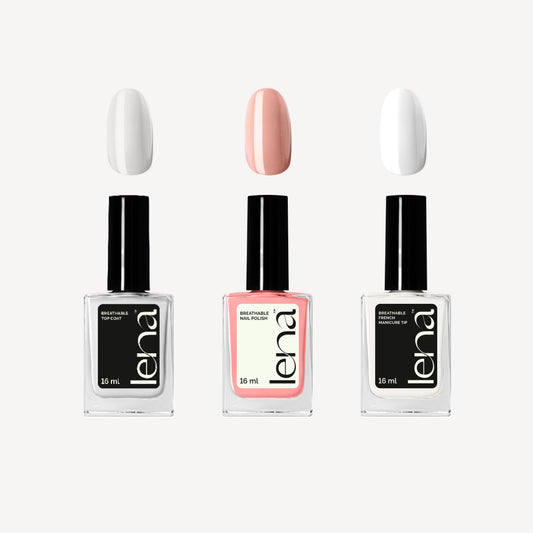 French Manicure Set 04 - You & I in Brunei, Precision Tip and Top Coat