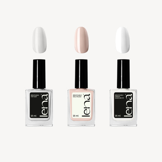 French Manicure Set 01 - Base-ically Perfect, Precision Tip and Top Coat