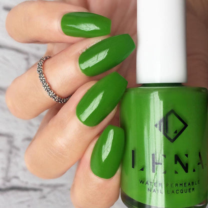 LENA - Breathable Halal Nail Polish - Green & Glam - LE97 - LENA NAIL POLISH DIRECT