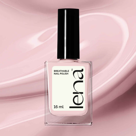 Breathable Halal Nail Polish - Too Much Highlight! - LE100 by LENA