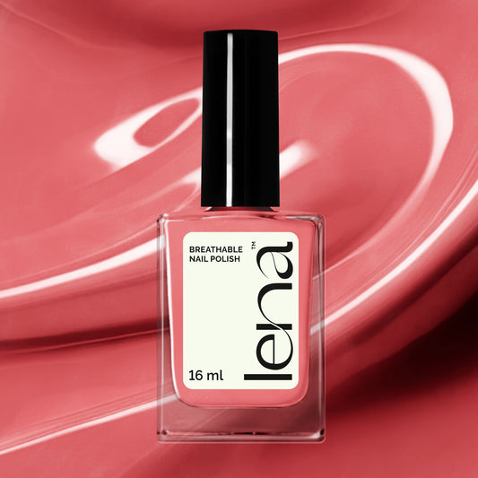 Breathable Halal Nail Polish - All Dolled Up - LE104 by LENA