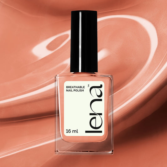 Breathable Halal Nail Polish - Bottle of Glamour - LE107 by LENA