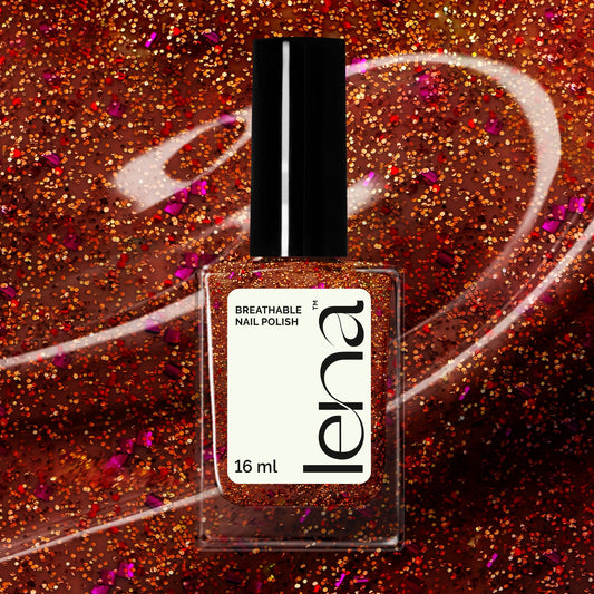 Breathable Halal Nail Polish - Glitter-ati - LE111 by LENA