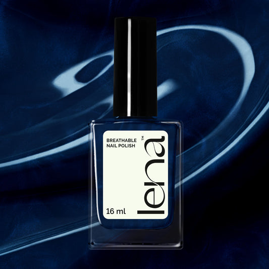 Breathable Halal Nail Polish - Istan-blue - LE139 by LENA