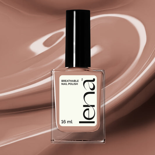 Breathable Halal Nail Polish - Nude Lips - LE140 by LENA