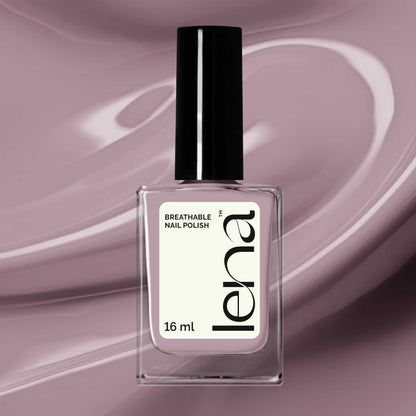 Breathable Halal Nail Polish - Lilac-quer - LE154 by LENA