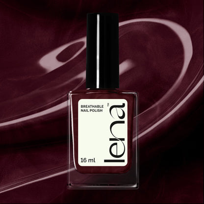 Breathable Halal Nail Polish - Female & Fierce - LE155 by LENA