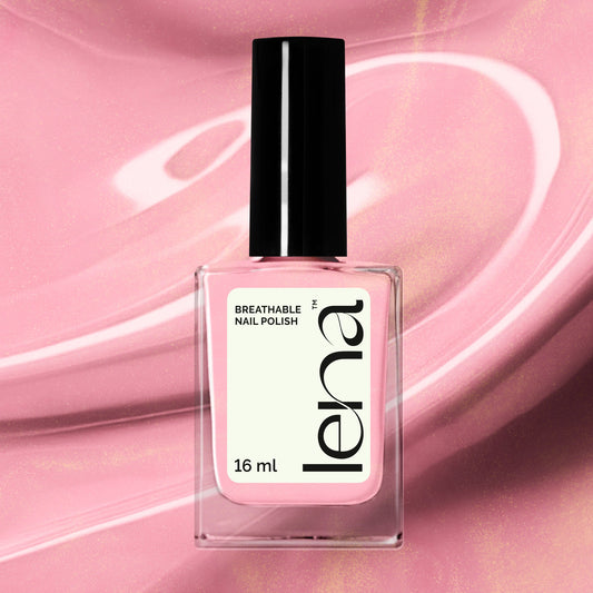 LENA - Breathable Halal Glitter Nail Polish - Ladies Only - LE189