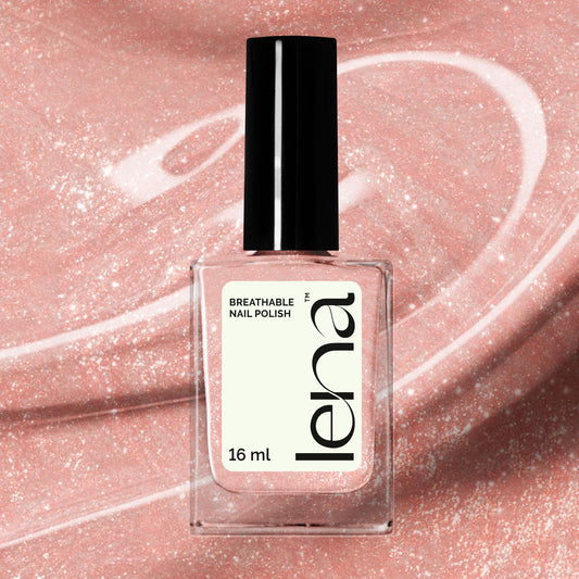 Breathable Halal Holographic Nail Polish - Holographic Hun - LE251 by LENA