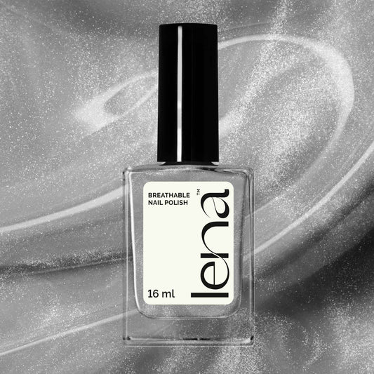 LENA - Breathable Nail Polish - Silver Wear - LE74